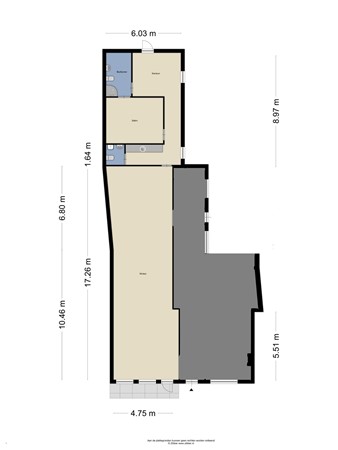 Floorplan - Sniederslaan 13A, 5531 EG Bladel